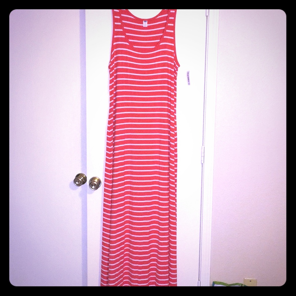 NWT Old Navy Striped Maxi Dress